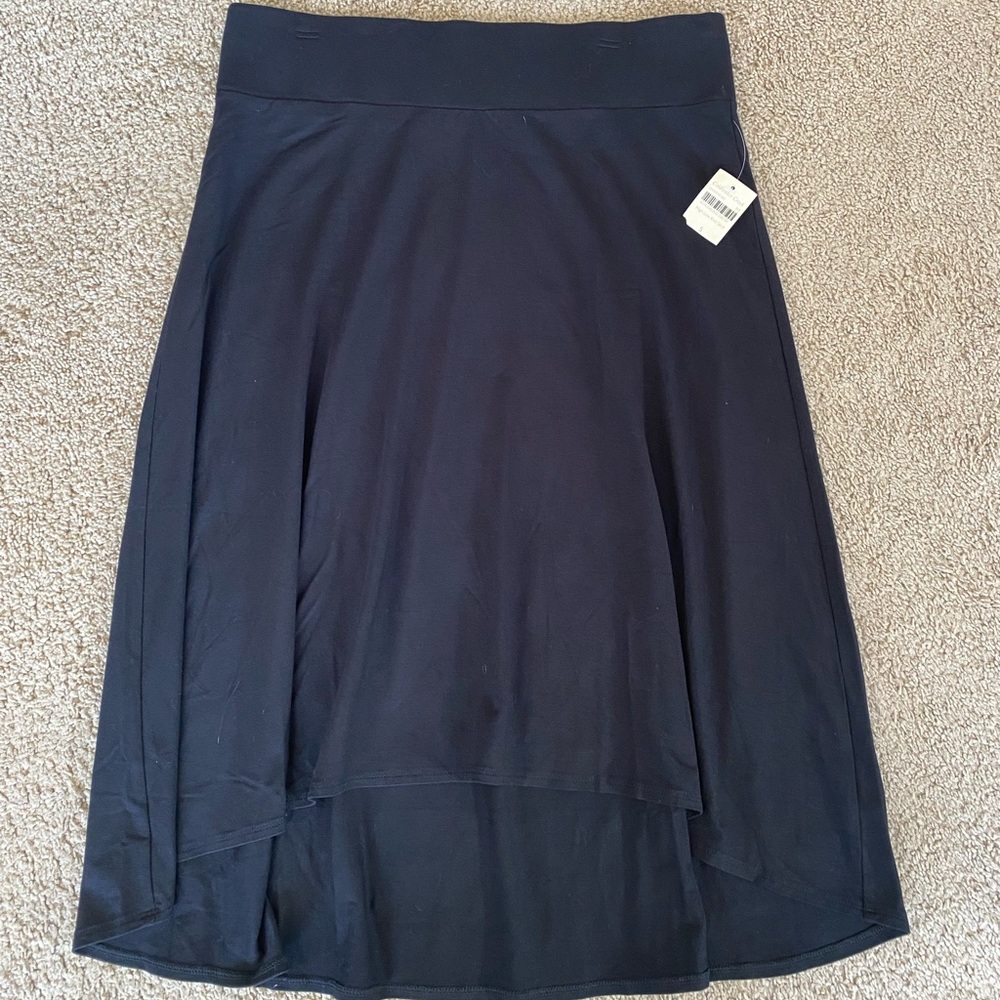 High Low Knit Skirt